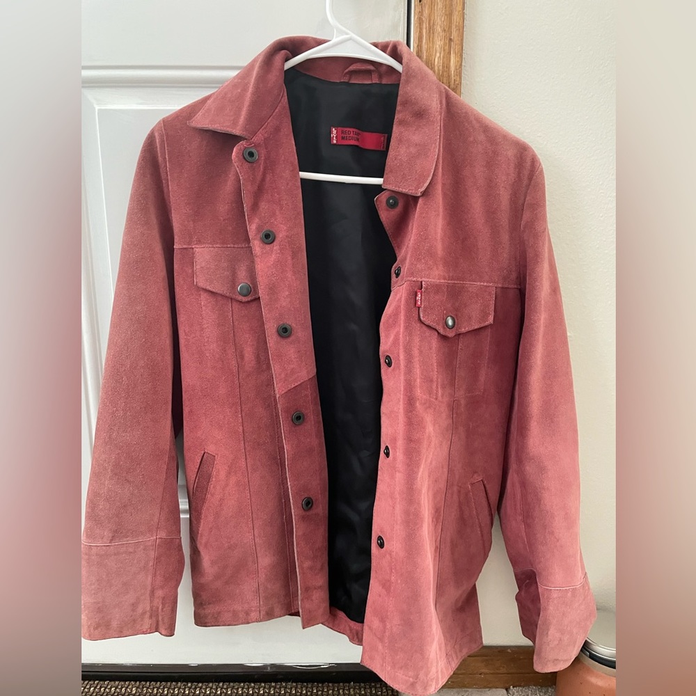 Vintage Leather Levis Jacket - Made in Argentina